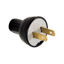 CLAVIJA SENCILLA DE HULE 2P 2H 15A 127V