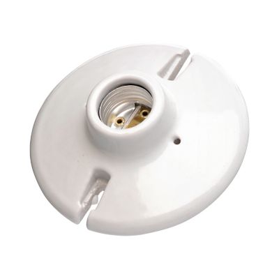 SOQUET REDONDA E26 DE CERAMICA DE 4”