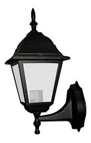 FAROL DE PARED COLONIAL NEGRO