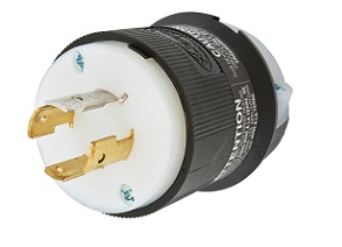 CLAVIJA PLASTICA 1/2V 4P 4H 20A 208V